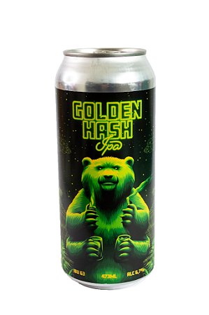 Cerveja Golden Hash IPA 473ml