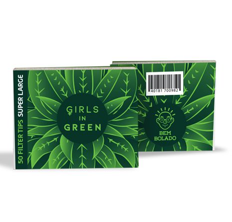 Piteira Bem Bolado Girls In Green Super Large Reciclável