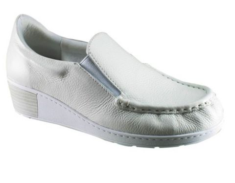Usaflex Sapato FEM Mocassim AA0202/02 BRANCO - Bonfada Calçados