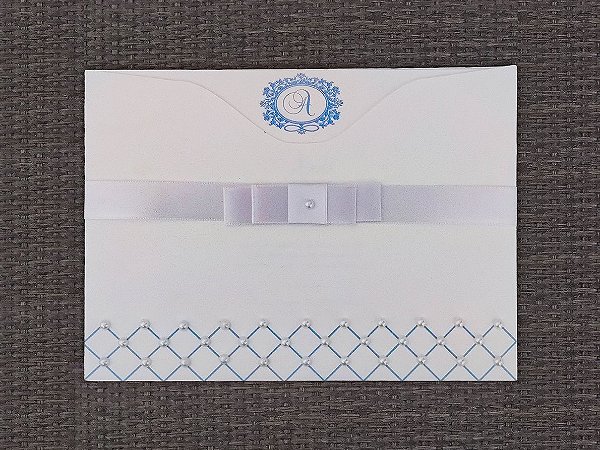 Convite Tradicional com Pérolas