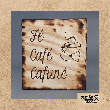 Placa Decorativa Café