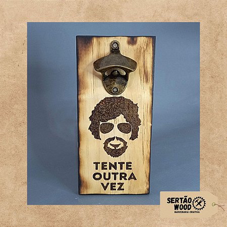 Abridor de Garrafas Magnético de Parede Raul Seixas