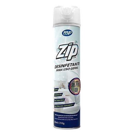 Desinfetante Uso Geral Spray Zip 350ml - Mundial Prime