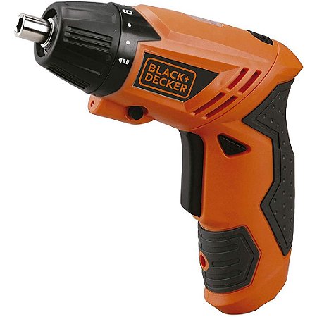 Parafusadeira a Bateria 4.8V Bivolt com 16 Acessórios e Carregador - Black&Decker