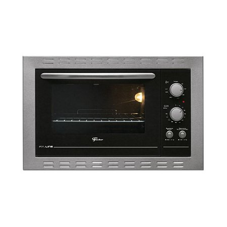 Forno Elétrico Fit Line Embutir 44L Frontal Inox - Fischer