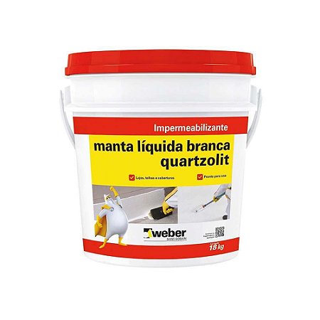 Manta Liquida 18KG Branco - Quartzolit
