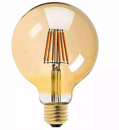 LAMPADA FILAMENTO LED G12 BALLON VINTAGE