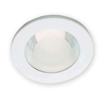 PLAFON EMBUTIR MEDIO C/ARO REDONDO BRANCO