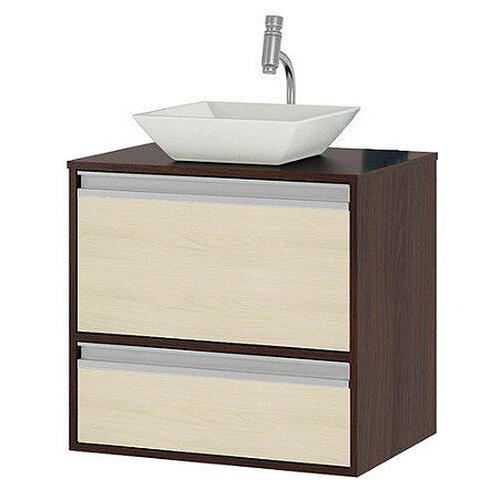 ARMARIO FERRARA 60X66 CASTANHO/ACACIA