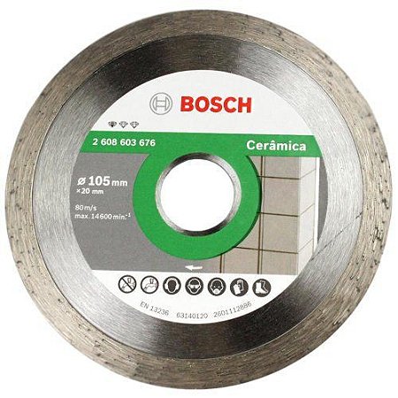 DISCO DIAMANTADO STANDARD LISO 105MM