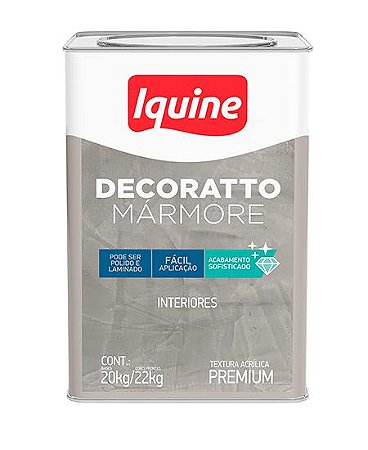IQUINE DECORATTO MARMORE CIMENTO QUEIMADO 22KG