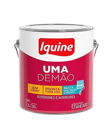 TINTA IQUINE UMA DEMAO ACR.BRANCO NEVE 3,2L