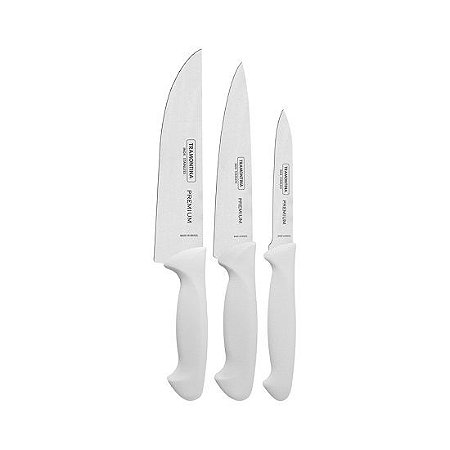 CONJUNTO  FACAS INOX 3 PCS PREMIUM