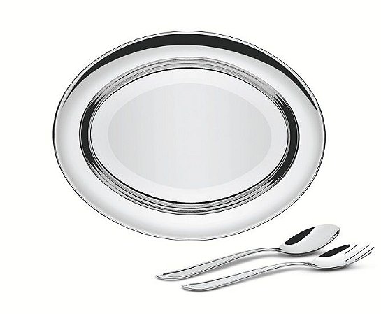 JOGO ACO INOX P/SALADA  3 PCS BUENA