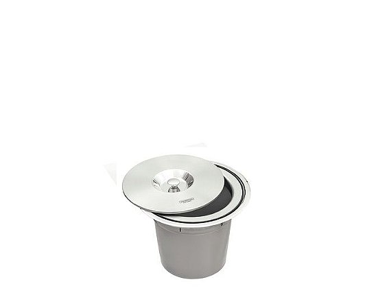 LIXEIRA INOX DE EMBUTIR CLEAN 8L
