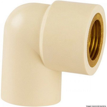 JOELHO 90 TRANS.FF SUPER CPVC 15MMX1/2