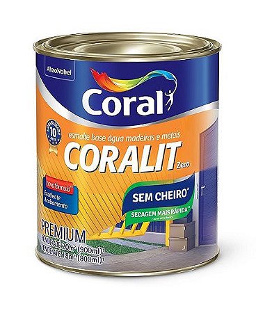 ESMALTE CORALIT ZERO BR VERD.FOLHA 900ML