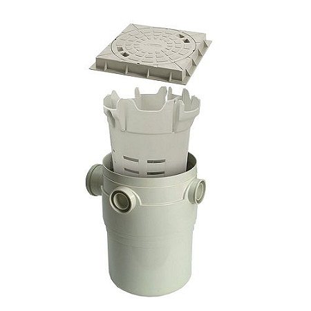CAIXA GORDURA C/CESTO E TAMPA DN300
