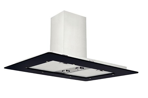 COIFA INOX VETRO ISLA FLAT 90 220V