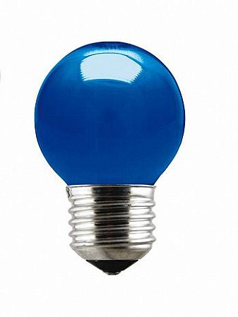 LAMPADA TASCHIBRA BOLINHA AZUL 15W 220V