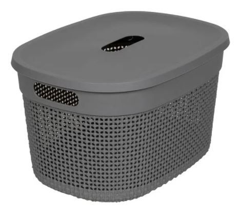 CESTO ORGANIZADOR C/TAMPA 17L CRT