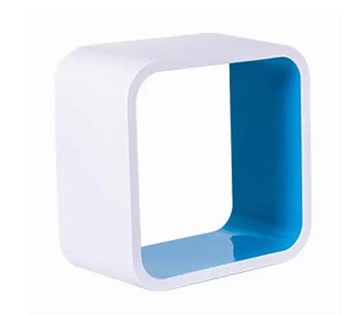 NICHO PLASTICO QUADR.36CM BC/AZUL
