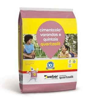 ARGAMASSA QUATZ.VARANDAS E QUINTAIS 15KG ACII