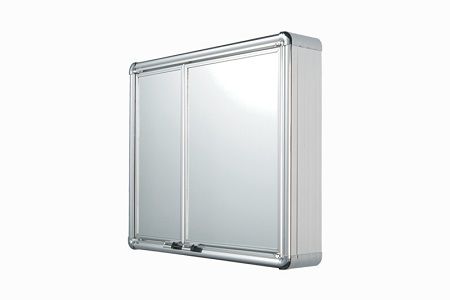 ARMARIO P/BANH ALUM SOB 73X45CM