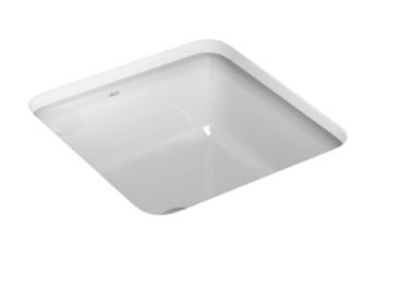CUBA QUADRADA EMBUTIR 315MM BRANCO GELO