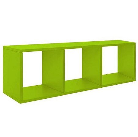 PRATELEIRA NICHO KIDS 80X28X20 VD LIMAO