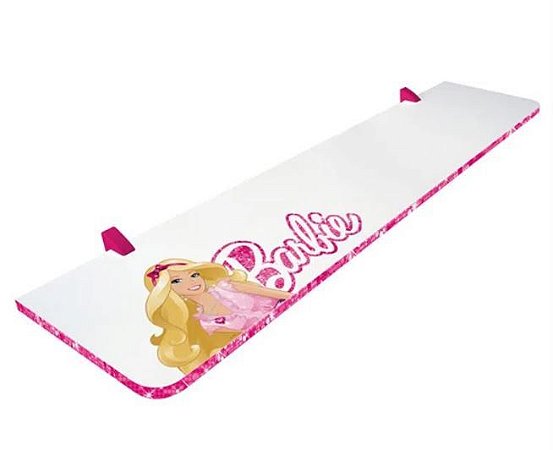 PRATELEIRA BARBIE BRANCA 25X100CM