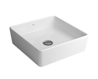 CUBA APOIO QUADRADA BRANCO GELO 350MM
