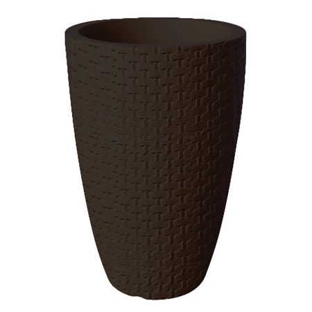 VASO CONICO VIME 38CM CAFE JAPI