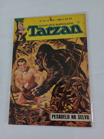 TARZAN nº  10 - 5ª série - 1978 - Ed Ebal