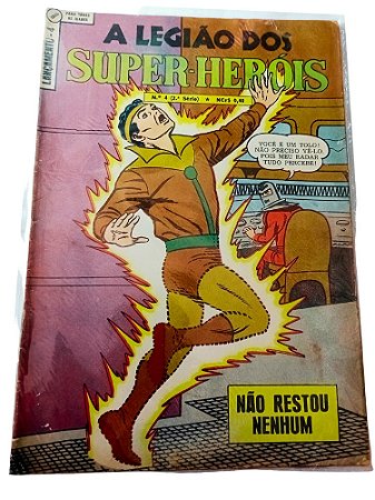 A LEGIÃO DOS SUPER-HERÓIS nº 4 ( 2ª série ) Ed EBAL ano 1969