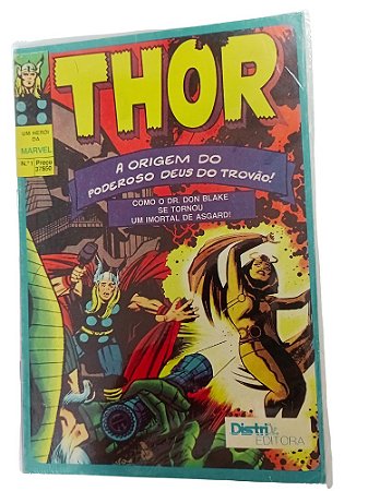 THOR nº 01 / EDITORA DISTRI - A Origem do Poderoso Deus do Trovão
