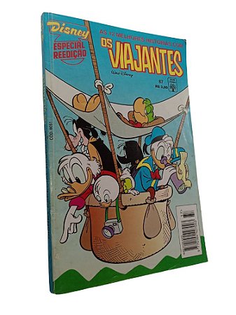 DISNEY ESPECIAL nº  87 - OS VIAJANTES ( REEDIÇÃO ) - ANO 1995 - ED ABRIL