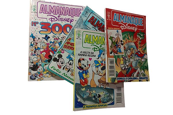 ALMANAQUE DISNEY Nºs 300, 303, 305 e 310 - ED ABRIL