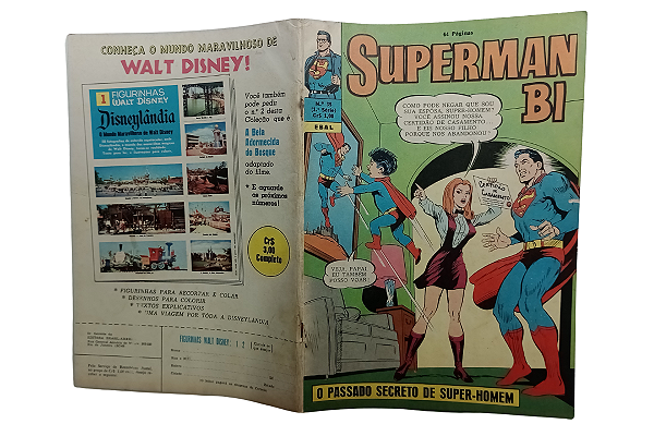 SUPERMAN BI nº 35 - ED EBAL - ANO 1970