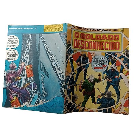 Grandes Albuns em quadrinhos 2 - Soldado Desconhecido -Ed ebal - Ano 1980