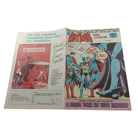 Batman em Cores nº 63 - Ed Ebal -1976