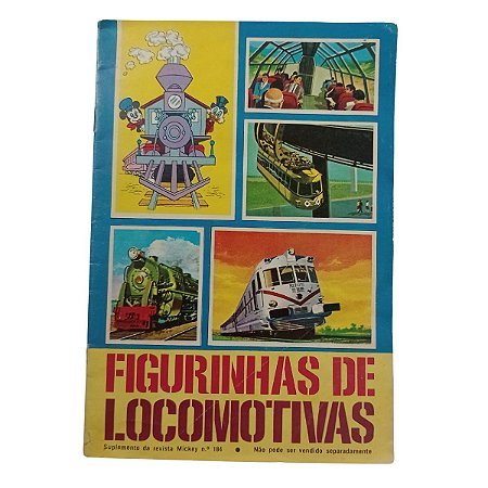 FIGURINHAS DE LOCOMOTIVAS GIBIS DISNEY - ANO1968