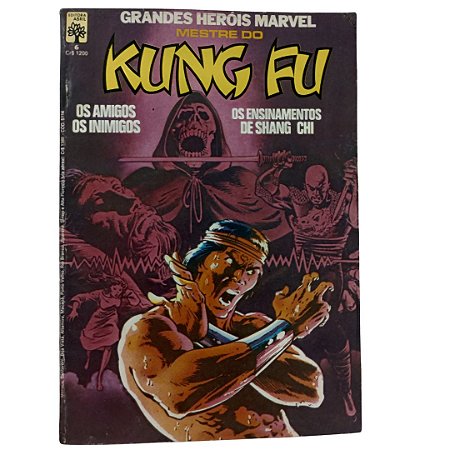 Grandes Herois Marvel nº 06 - MESTRE DO KUNG FU - ED ABRIL