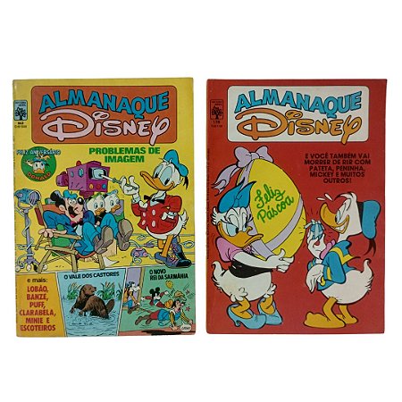 ALMANAQUE DISNEY NºS 162 E 178 - ANOS 80 - ED ABRIL