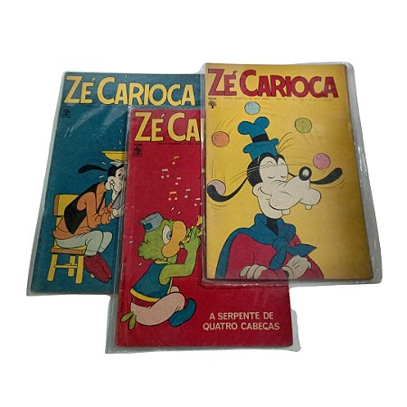 ZÉ CARIOCA - Lotinho com os nºs 1003, 983 e 981  anos 70 - Ed Abril
