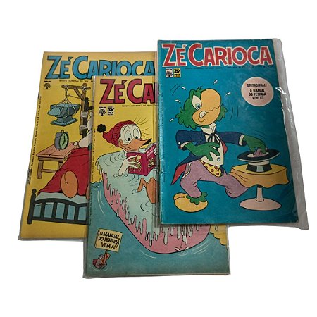 ZÉ CARIOCA - Lotinho com os nºs 1147, 1145 e 1157  anos 70 - Ed Abril
