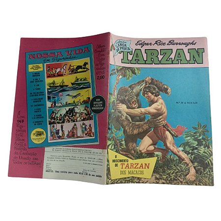 TARZAN - Lança de Prata nº 28 - Ed Ebal ano 1968