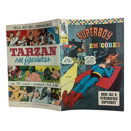 SUPERBOY EM CORES  nº 06 - Ed Ebal ano 1971 - EBAL