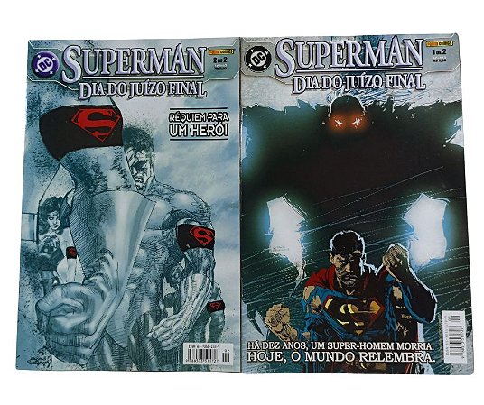 SUPERMAN DIA DO JUIZO FINAL - Mini Série em 02 Partes - ED PANINI
