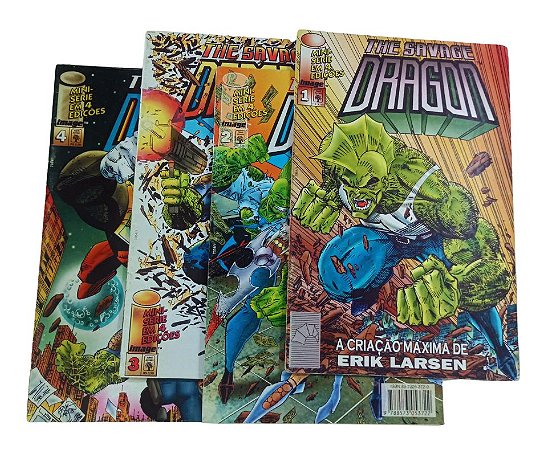THE SAVAGE DRAGON - mini série em 4 partes - Ed  Abril